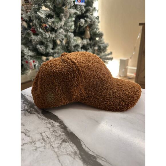 NEW NWT Hat Attack Revolve Sherpa Cap Tobacco Brown
